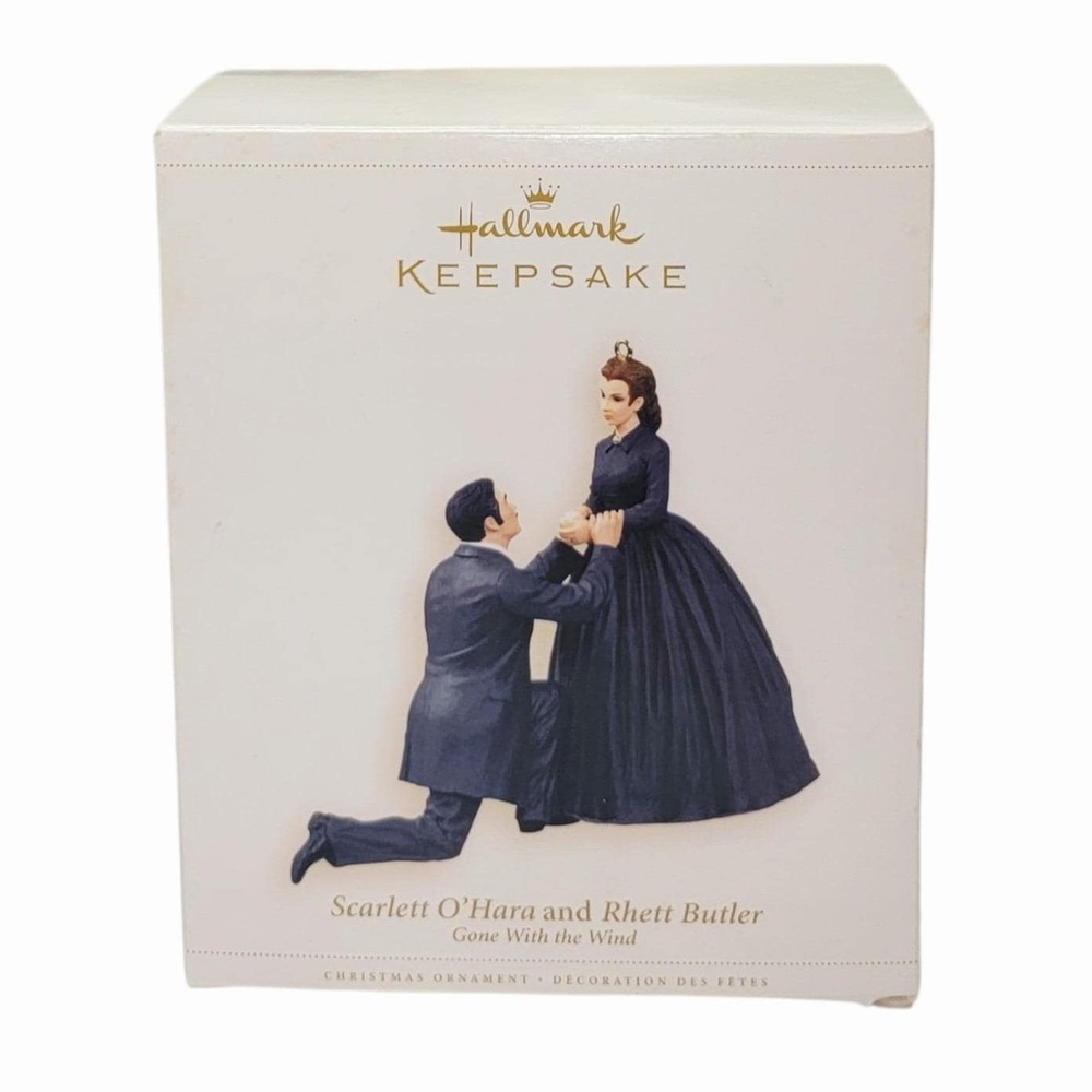 Hallmark Keepsake Gone With The Wind Scarlett O'Hara Rhett Butler Ornament 2006